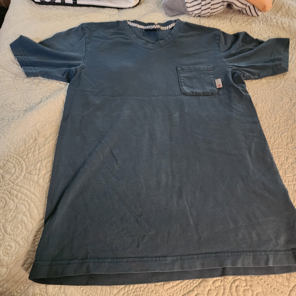 Men's Short Sleeve Pocket Tee - Slate Blue